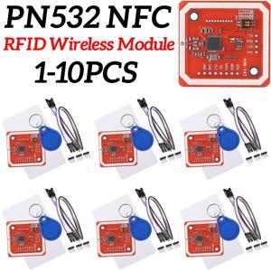 XCW PN532 NFC RFID 무선 모듈 V3 사용자 키트 리더/라이터 모드 IC S50 카드 PCB 안테나 I2C IIC SPI HSU 1-10개