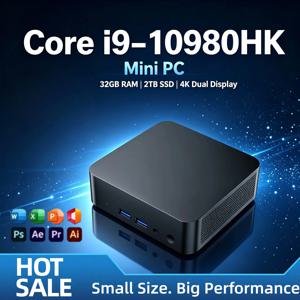 2026 미니 PC 인텔 코어 i9 10980HK 8코어 16스레드 16GB 램 1TB NVMe SSD WiFi6 BT52 트리플 4K 게이밍 사무용 학습용 데스크탑