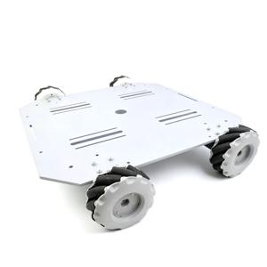 50kg 헤비듀티 450+450mm 대형 플레이트 차대 4륜 구동 트롤리 전방향 금속 RC카 아두이노 프로그래밍 가능 로봇 DIY 키트