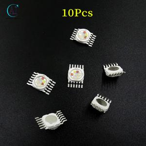 10 개/갑 10W RGBWA UV 4 in 1/5 in 1/6 in 1 LED 구슬 광원 무대 조명 유지 보수 액세서리