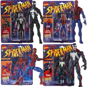 Hasbro 스파이더 맨 2099 Miguel O Hara 전설 Venom Deadpool 액션 피규어 장난감 변경 얼굴 동상 모델 인형 어린이 장난감 선물