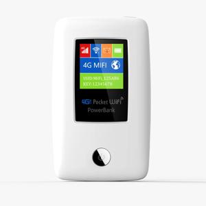 300M 무선 라우터 4G ESIM/SIM 휴대용 와이파이 라우터 LTE 모바일 와이파이 핫스팟 지원 6000mAh 보조배터리 RJ45 이더넷 포트