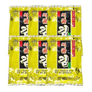 시골김 재래전장김 골드 60g 6개
