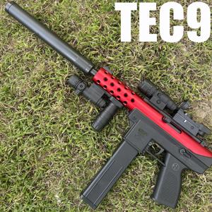 2026년 신형 Tec9 장난감 총 적외선 플래시라이트 레드 도트 액세서리 수동 및 전기 통합 세 가지 색상 가능 새해 선물 소년용 핫 세일 7.4V 충전 세트