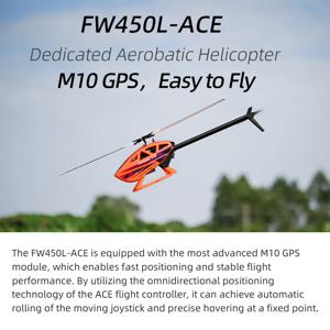 플라이 윙 FW450L RC 헬리콥터 스마트 GPS 3D 오토파일럿 RTF 원격 조종 헬리콥터 6CH ACE 자이로 비행 컨트롤러 rc 비행기