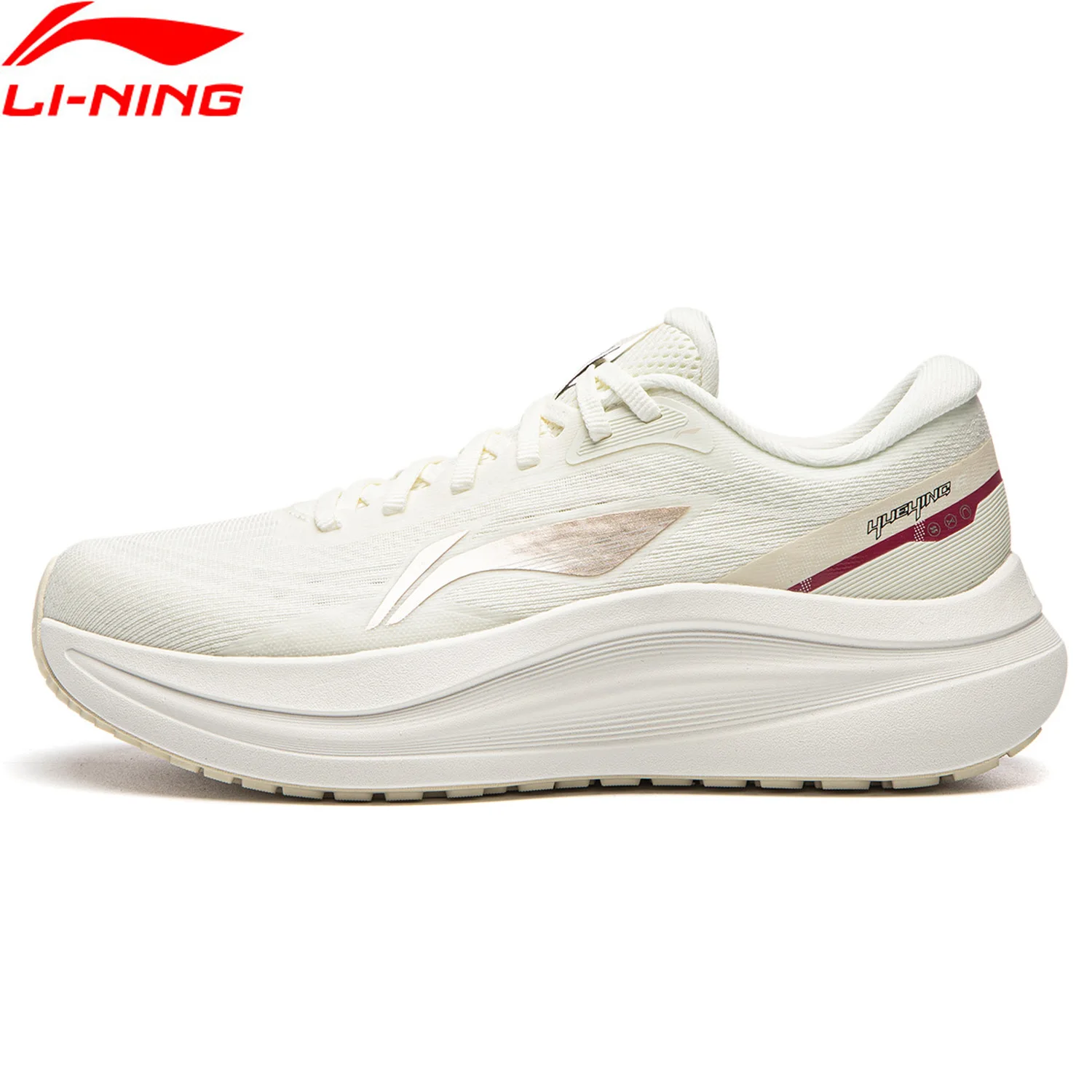 Li-Ning 여성용 YUEYING 6 와이드 토 박스가 있는 최적화된 쿠션 런닝화 TEMPO BOUNSE 안정적인 지지력 LiNing 스니커즈 ARHW018