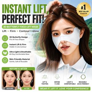 여성용 여름용 얇은 나비형 귀마개, 런닝, 사이클링, 골프, 스포츠, 입이 새지 않는 마스크, 통기성 있는 코 마스크, 자외선 차단 마스크