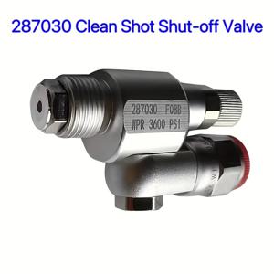 클린샷 셧오프 밸브 스위블 조인트, 나사식 스프레이 건 페인트 분무기 어댑터, 7/8인치 180도 회전, 고압 에어럴
