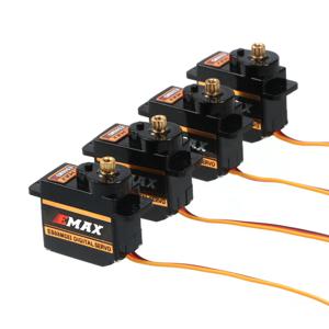 4/8개 EMAX ES08MDII ES08MD II 12g 마이크로 디지털 메탈 기어 스티어링 서보 드라이브(원격 제어 RC 자동차 비행기용)