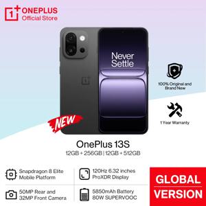 완전히 새로운 OnePlus 13S 글로벌 버전 스마트폰 스냅드래곤 8 엘리트 120Hz 6.32인치 ProXDR 디스플레이 5850mAh 배터리 80W SUPERVOOC