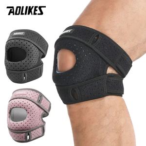 AOLIKES 1PC 이중 조절식 슬개골 힘줄 지지 슬리브, 반월상 연골염, 골관절염, 정형외과, 운동선수용 무릎 지지대에 적합