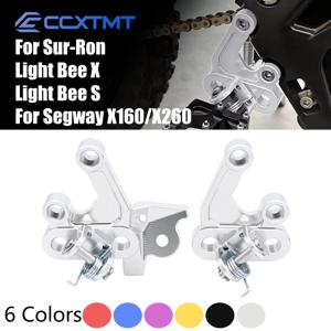 전기 모토크로스 CNC 풋 페그 고정 브래킷, 레스트 페달 마운트 지지대 브래킷, Surron Light Bee X S, Segway X160 X260 용