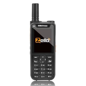PoC 라디오 PTT HIROYASU HI-B6 Zello 워키 토키 Android9.0 4G 듀얼 Sim 카드 1GB ROM 8GB RAM 전체 키패드 2.4 인치 HD 화면