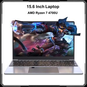 15.6인치 노트북 AMD R7 4700U 백라이트 키보드 윈도우11 12GB DDR4 1TB 지문 인식 오피스 비즈니스용 노트북 컴퓨터