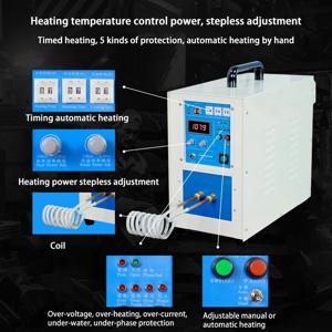 고주파 유도 가열기 담금질 장비 열처리 유도 가열 어닐링 용접 220v15kw