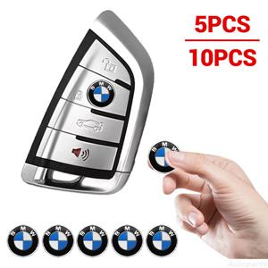 11mm 자동차 리모컨 키 스티커 알루미늄 엠블럼 데칼 (BMW M E34 E36 E60 E90 E46 E39 E70 F10 F30 X5 X6 M3 M5 M6 E71 F01 F02 F87 용)