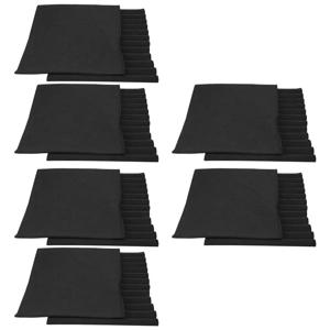 A02M-12 Pcs 블랙 어쿠스틱 패널 방음 폼 어쿠스틱 타일 스튜디오 폼 사운드 웨지 2.5 X 30 X 30Cm