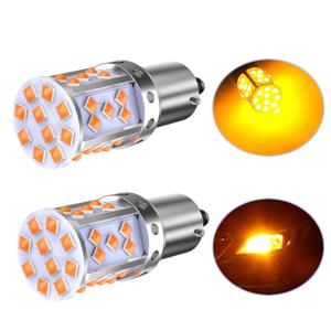 팩 1156 P21W ba15s Bau15s PY21W 7507 LED Canbus 하이퍼 플래시 방향 지시등 전구 내장 저항기 오류 무료 오렌지