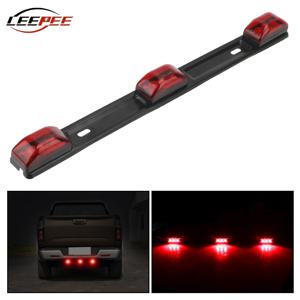 12V 자동차 미등 DRL LED 바 빨간색 브레이크 방향 지시등 지붕 천장 사이드 마커 램프 트럭 트레일러 액세서리 유니버설