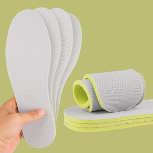 남성 여성 Insoles 탈취제 소프트 충격 흡수 스포츠 신발 패드 통기성 활발하게 걷는 스포츠 Insoles 남여