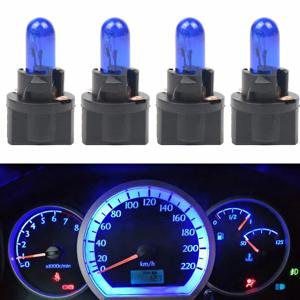 1/5/10Pcs T5 LED 자동차 조명 자동차 발광 다이오드 악기 게이지 대시 보드 전구 12v/24v 자동 인테리어 램프