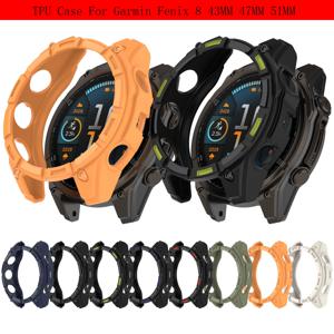 가민 페닉스 TPU 보호 커버, 부드러운 실리콘 범퍼 케이스, 페닉스 8 보호대 액세서리, 51mm, 47mm, 43mm