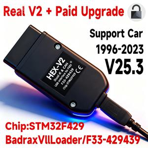 VCDSV26.9 OBD2 진단 스캐너 도구, OEM 정품 V2, 다국어 지원, HEX V2 케이블, 폭스바겐, 아우디, 스코다, 세아트 차량용 - VCDS-V2 VAG COM