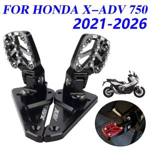 혼다 X-ADV 750 XADV 750 XADV750 2021 - 2026 오토바이 액세서리 뒷좌석 동승자 발판 페달 풋레스트 풋페그