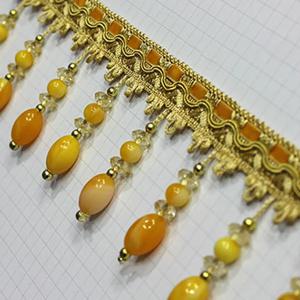 아크릴 비즈 태슬 프린지 트림 커튼 재봉 DIY 가구 장식 테이블보 레이스 리본 홈 웨딩 장식 크리스탈 펜던트