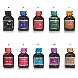 순수한 다채로운 30ml 만년필 잉크병, 부드럽고 손쉽게 완벽한 글쓰기, 30ml 리필 잉크 문구류 사무용품