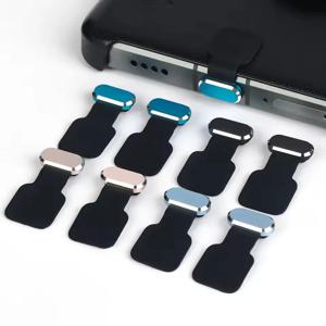 아이폰 16 Pro Max/16 Plus 타입 C 충전 포트 방진 플러그, 삼성 샤오미용 분실 방지 USB-C 메탈 폰 먼지 마개 보호 캡