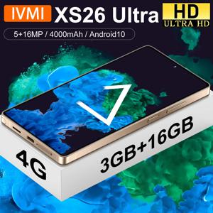{핫 뉴즈} IVMI XS26 울트라 스마트폰 6.9인치 안드로이드 10 3GB 램 16GB 롬 얼굴 인식 4G 네트워크 구글 플레이 스토어 폰