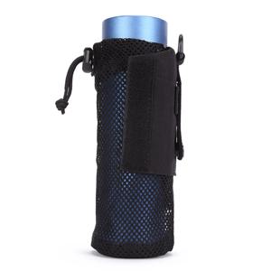 접이식 메쉬 물병 홀더 야외 사이클링 물병 파우치 전술 MOLLE 보관 가방 배낭 액세서리