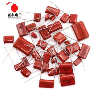 10PCS 63V 100V 250V 400V 450V 630V 2000V CBB 폴리프로필렌 필름 커패시터 101 103 104 105 125J 221 222 223 224 225 332 333 334