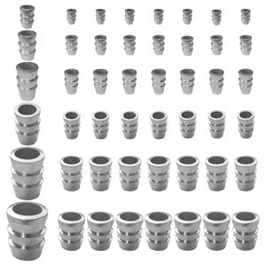AT21-42PCS 확장형 원형 도끼 손잡이 웨지 안전 금속 웨지 해머 핸들 웨지 스틸 웨지(6개 크기)