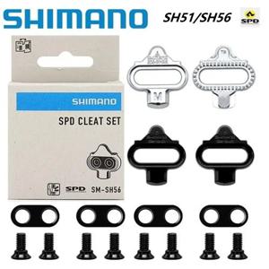 시마노 SPD SM SH51 SH56 스톨렌 MTB 자전거 릴리스 멀티-릴리스 페달 스톨렌 (클릿 너트 플래튼 포함) 플로트 베르그 페어 클릿