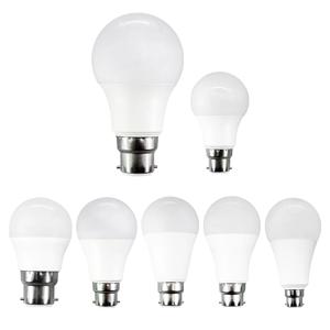 4개입 B22 LED 전구 램프 AC 220V 240V 3W 8W 9W 12W 15W 18W 24W 80-100LM/W 램파다 전구 거실 가정용 실내 LED 전구