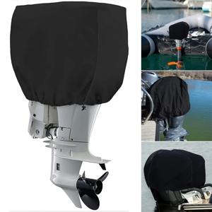 새로운 15-150HP 풀 아웃보드 엔진 커버, 스크래치 방지 210D 옥스포드 천 모터 엔진 보트 커버, 자외선 차단 방수 커버