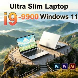 새로운 14.1' 노트북 인텔 코어 I9-9900 32GB 2TB 윈도우 11 게이밍 컴퓨터 PC 게이머 오피스 울트라 슬림 노트북 1920*1080 HD
