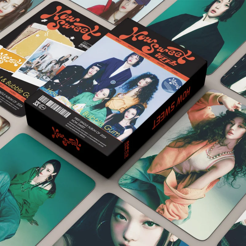 NJ 싱글 앨범 HOW SWEET LOMOCard 55장샤오카 뉴진스 지원