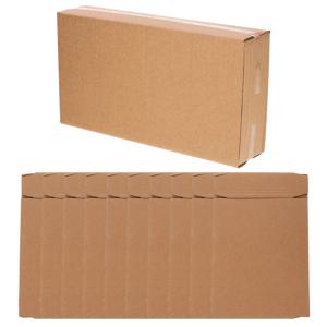 10Pcs 소형 배송 상자 두꺼운 종이 포장 상자 택배용 낙하 방지 압축 방지 접이식 보관 공예 상자