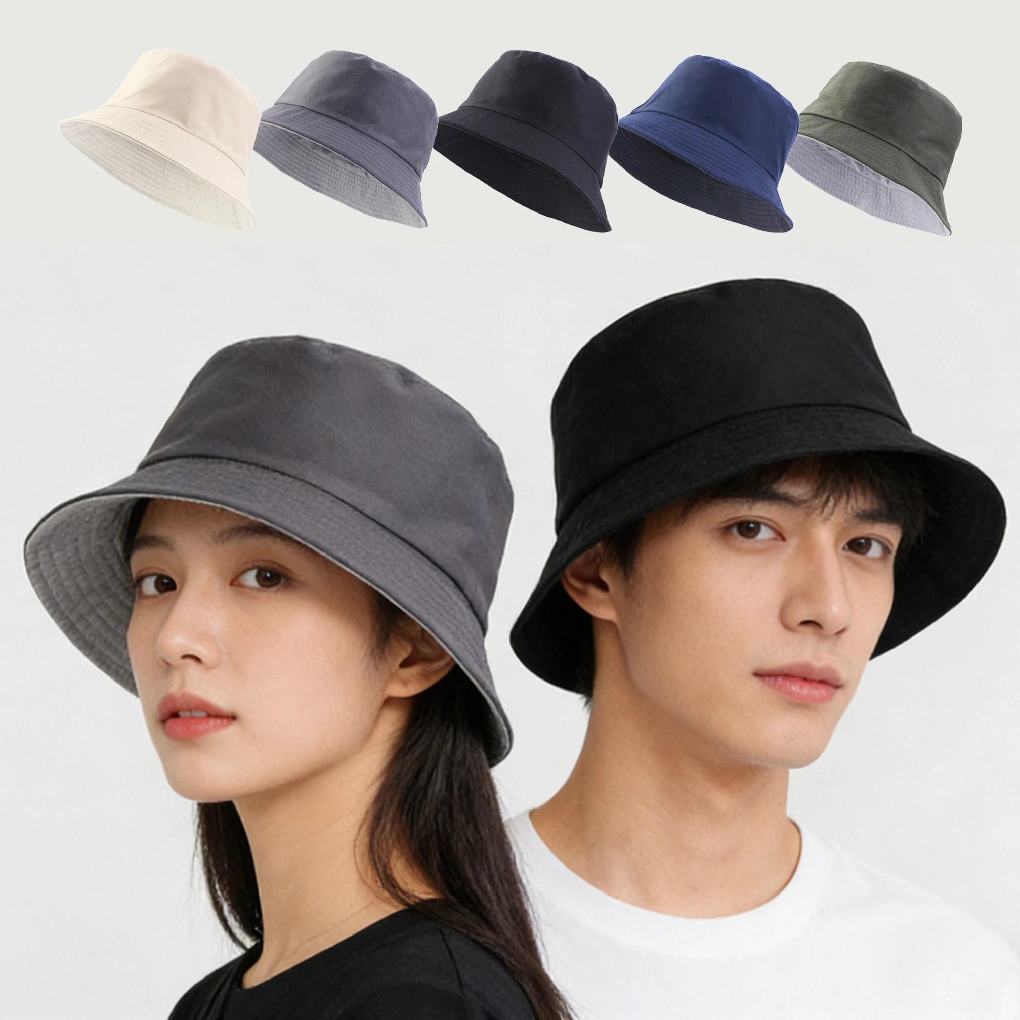 1pcs 남성용 및 여성용 순수 코튼 태양 모자, 서퍽 피쉬 모자, 58cm, 남성과 여성 모두를 위한 여름 편안한 태양 보호
