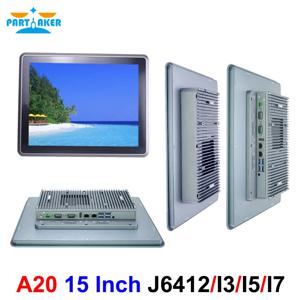 파트커 15인치 산업용 패널 PC I7 10810U I5 8260U 10310U I3 10110U J6412 Win11 RS232 2xLAN DDR4 올인원 터치 컴퓨터