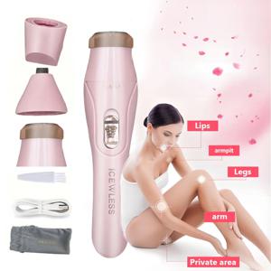 3-in-1 전기 제모 세트, USB 충전식 코털 트리머, 겨드랑이, 다리털, 코털 제거 장치
