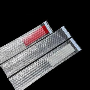 100Pcs 긴 스트립 버블 가방 투명 버블 메일러 메이크업 브러쉬 포장 가방 자체 접착 버블 랩 배송 용품