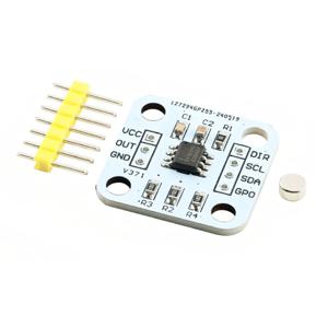 1-10pcs AS5600 자기 인코더 자기 유도 각도 측정 센서 모듈 12비트 고정밀