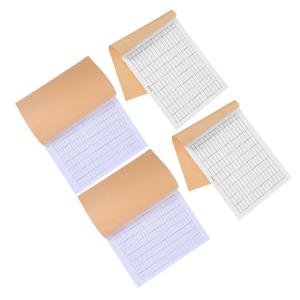 4Pcs 재고 관리 장부 비용 추적용 회계 시트 노트 비즈니스 기록 유지 개인 재무 관리용 노트북