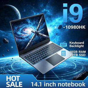 인텔 i9-10980HK 14.1 프로 노트북 8C16T 2.4-5.3GHz 16MB 캐시 45W 32GB DDR4 2TB NVMe SSD 게이밍 노트북 사무용 고속