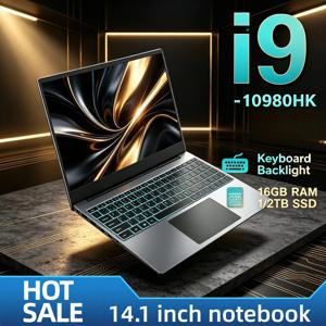 인텔 코어 i9 10980HK 14.1 프로 노트북 8코어 16스레드 2.4-5.3GHz 16MB 45W 32GB 램 2TB M.2 SSD 게이밍 노트북 사무용 빠른 속도 새 상품
