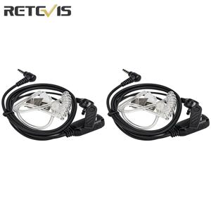 Retevis EAY001 워키토키 에어 튜브 이어피스 PTT 3.5mm 싱글 니들 라디오 이어폰 (Retevis RB19 RB619 RT622P B3S B63S 호환)